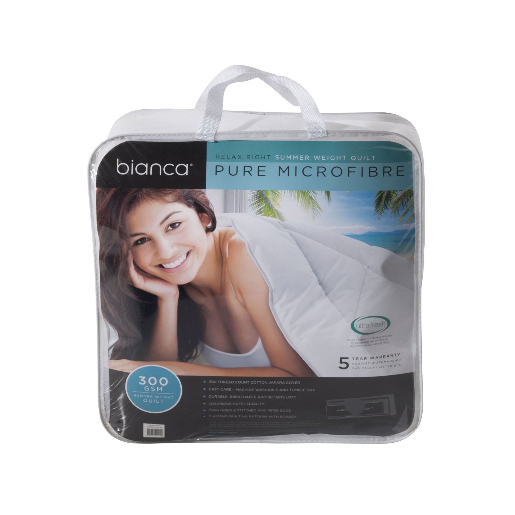 Bianca Relax Right 300 GSM Microfibre Quilt – Queen