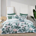 Bianca Abbey Queen Quilt Cover Set – Green