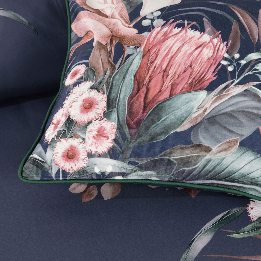 Bianca Balwyn Queen Quilt Cover Set – Navy