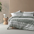 Bianca Drake Cotton Sateen Quilt Cover Set – Green, King
