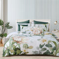 Bianca Helensvale Cotton Sateen Quilt Cover Set – White, Double
