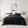 Bianca Kahlani Waffle Quilt Cover Set – Chocolate, Single