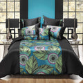 Bianca Kebo Jungle Print Quilt Cover Set – Black, Queen