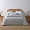 Bianca Pesaro Polyester-Cotton Quilt Cover Set – Grey, Super King