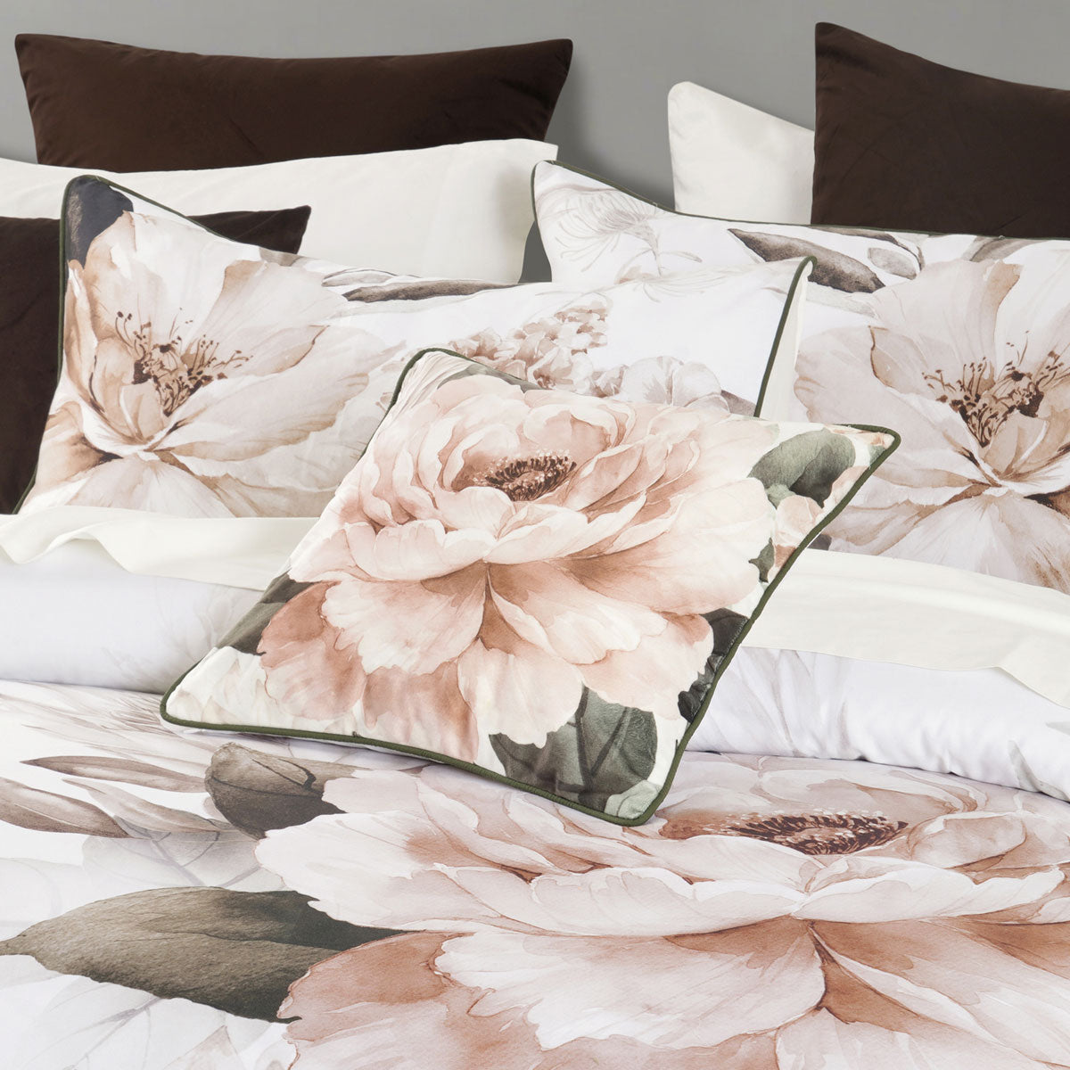 Bianca Somerset Cotton Sateen Quilt Cover Set – White, Double