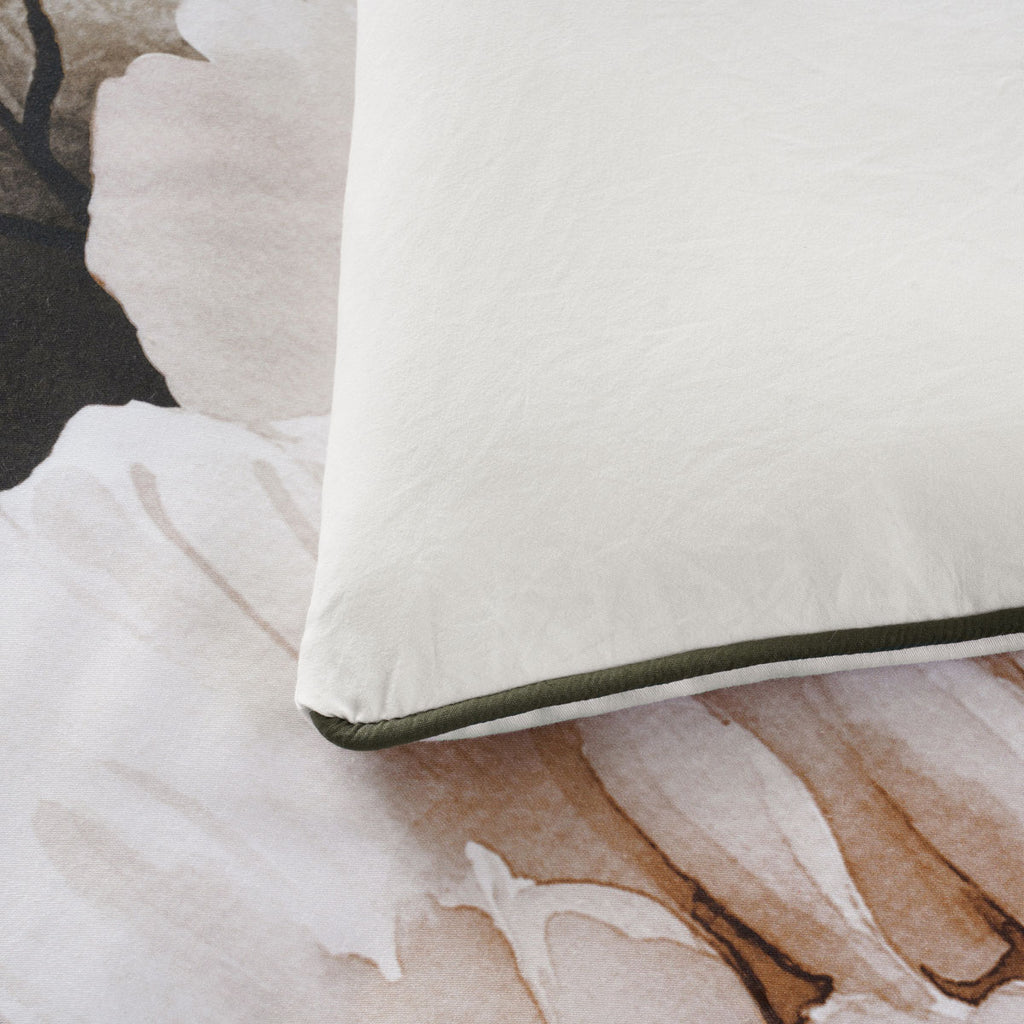 Bianca Somerset Cotton Sateen Quilt Cover Set – White, Queen