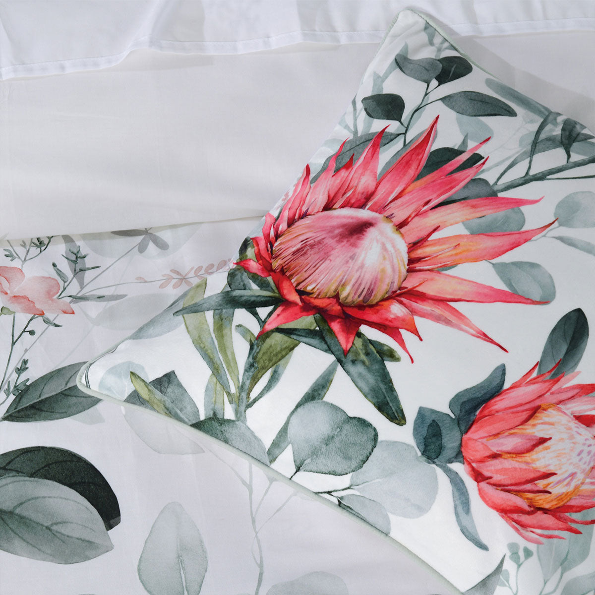 Bianca Wellingrove Cotton Sateen Quilt Cover Set – White, King
