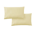 420TC Combed Cotton Queen Pillowcases, 2 Pack – Pale Gold