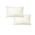 600TC Cotton Sateen Standard Pillowcases, 2 Pack – Cream (No Flap)