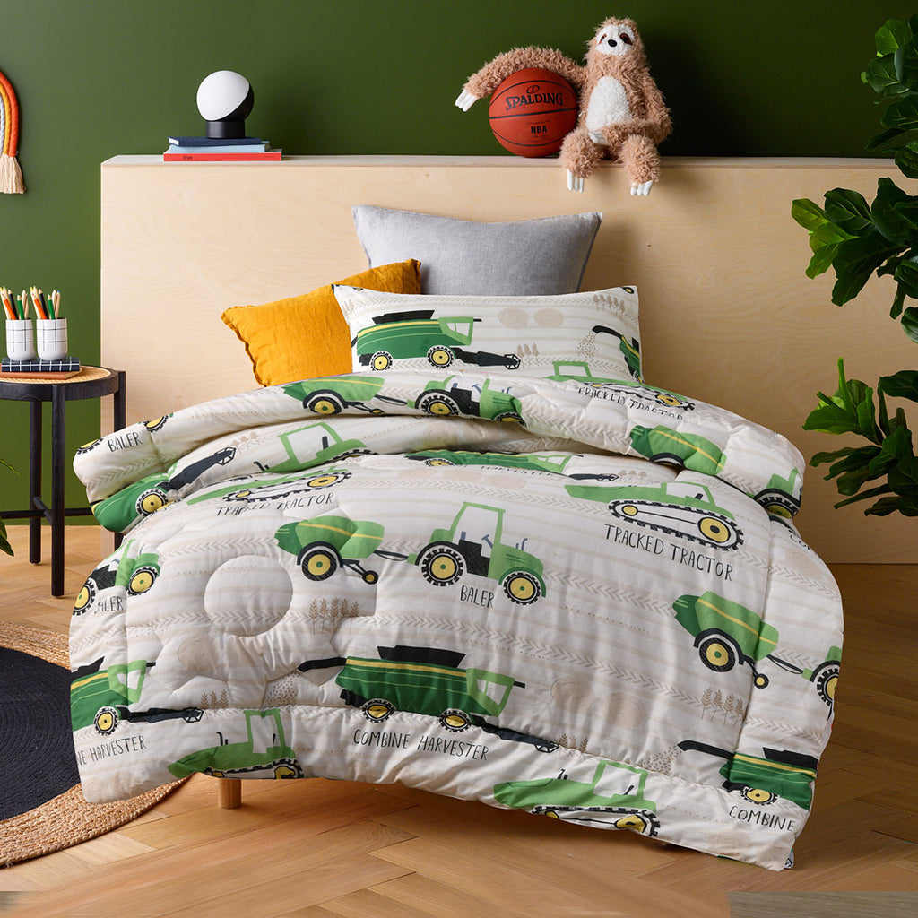 Happy Kids Country Harvest Cotton Comforter Set – Single
