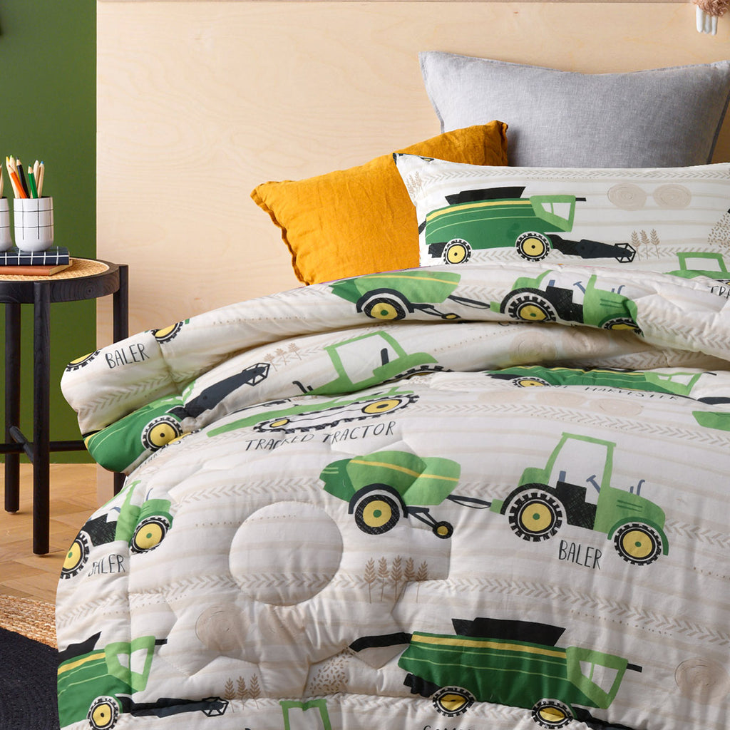 Happy Kids Country Harvest Cotton Comforter Set – Single