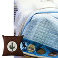 Happy Kids Wild Wild West Embroidered Comforter & Cushion Set – Single