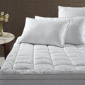 Accessorize Deluxe Hotel 375TC Cotton-Top Mattress Topper – Queen