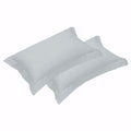 500TC Egyptian Cotton Tailored Pillowcases, 2 Pack – Silver