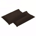 500TC Cotton Standard Pillowcases, 2 Pack – Chocolate