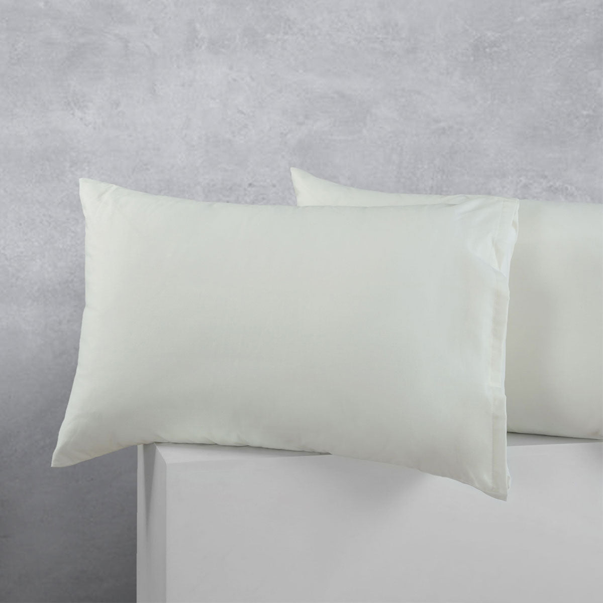 Accessorize 50/50 Polyester-Cotton Standard Pillowcases, 2 Pack – Stone