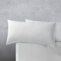 Accessorize 50/50 Polyester-Cotton King Pillowcases, 2 Pack – White