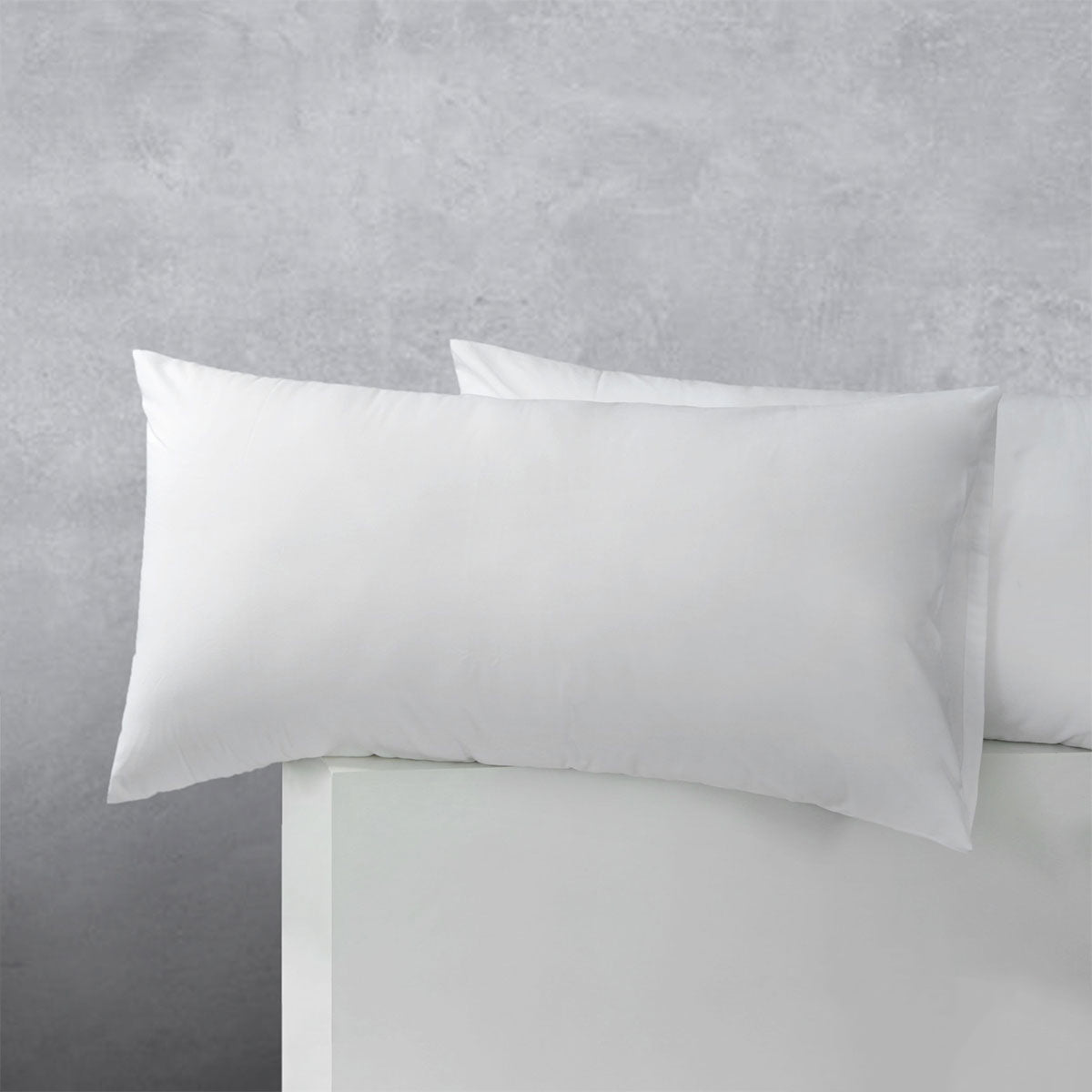 Accessorize 50/50 Polyester-Cotton King Pillowcases, 2 Pack – White