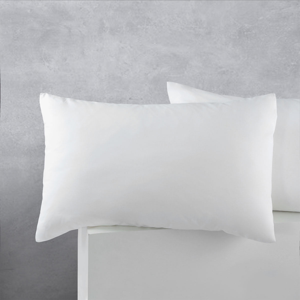 Accessorize 50/50 Polyester-Cotton Standard Pillowcases, 2 Pack – White