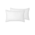 Accessorize Deluxe Hotel Cotton Piped Standard Pillowcases, 2 Pack – White