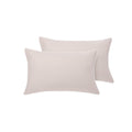 Accessorize Deluxe Hotel Cotton Piped Standard Pillowcases, 2 Pack – White/Natural