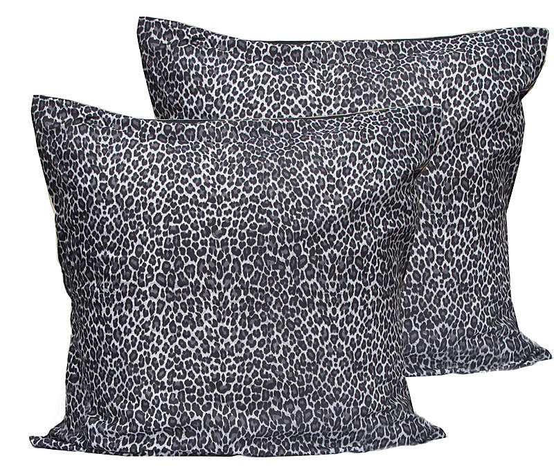 Accessorize Leopard-Print European Pillowcases, 2 Pack