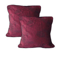 Accessorize Trudie Lace European Pillowcases, 2 Pack – Hot Pink
