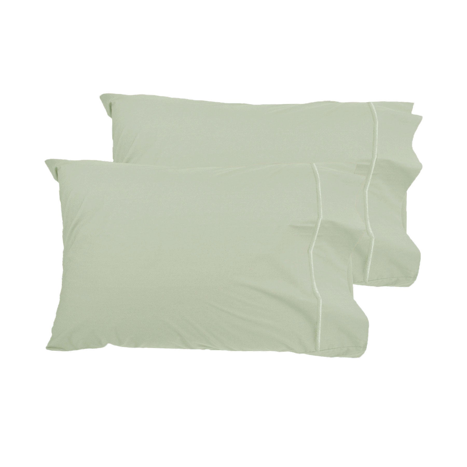 Grand Atelier 400TC Queen Pillowcase Pair – Fennel