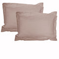 Accessorize 325TC Cotton Jumbo/Queen Pillowcases, 2 Pack – Blush