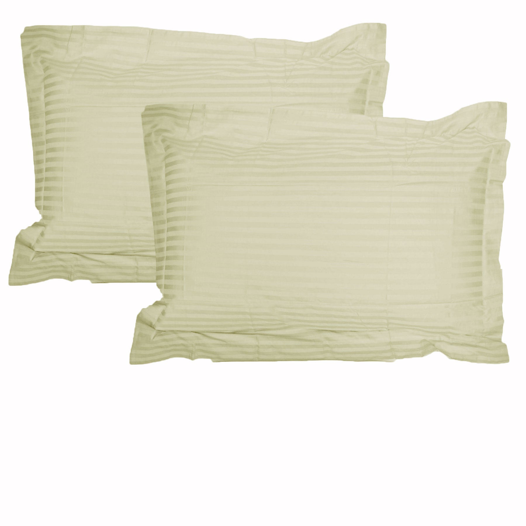Accessorize 325TC Cotton Jumbo/Queen Pillowcases, 2 Pack – Ecru