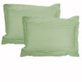 Accessorize 325TC Cotton Jumbo/Queen Pillowcases, 2 Pack – Green