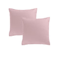 Accessorize Waffle Cotton European Pillowcases, 2 Pack – Blush