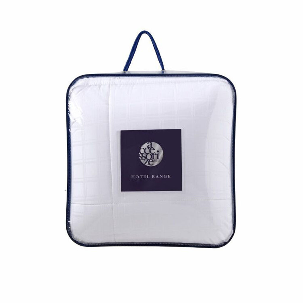 Accessorize Deluxe Hotel 375TC Cotton-Cover Quilt – Single