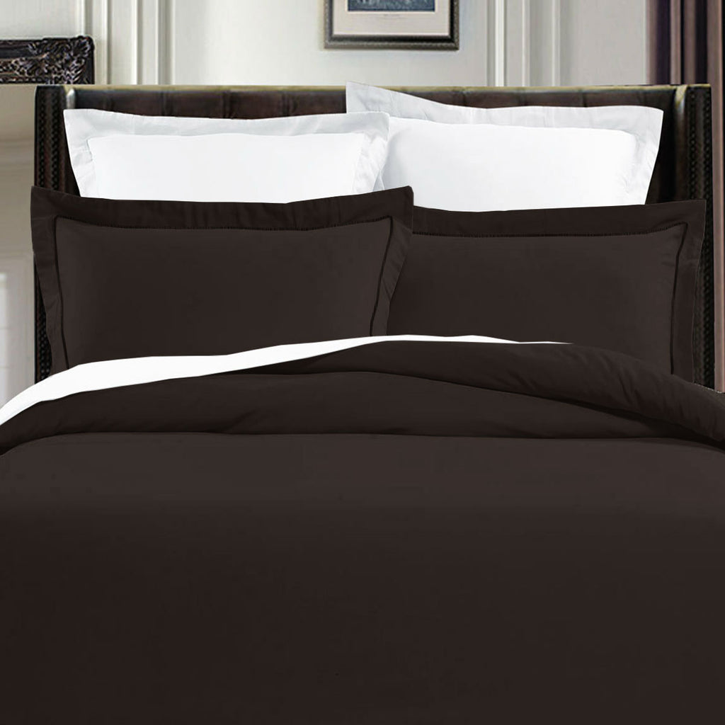 Grand Atelier 400TC Queen Pillowcase Pair – Grand Aterlier Pima Cotton Walnut Quilt Cover Set King