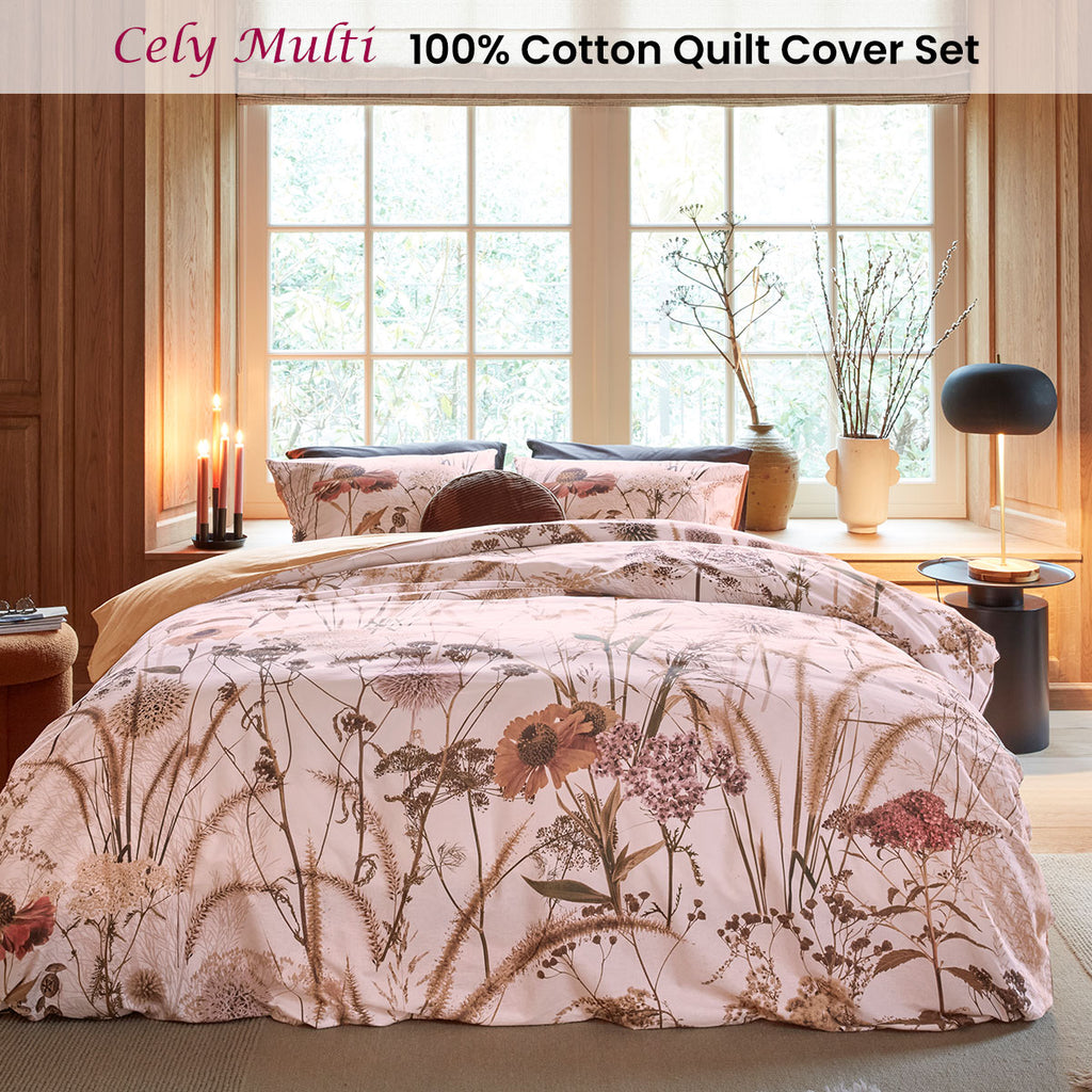 Bedding House Cely Queen Quilt Cover Set – Multi
