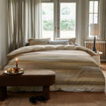 Bedding House Elie Queen Quilt Cover Set – Natural