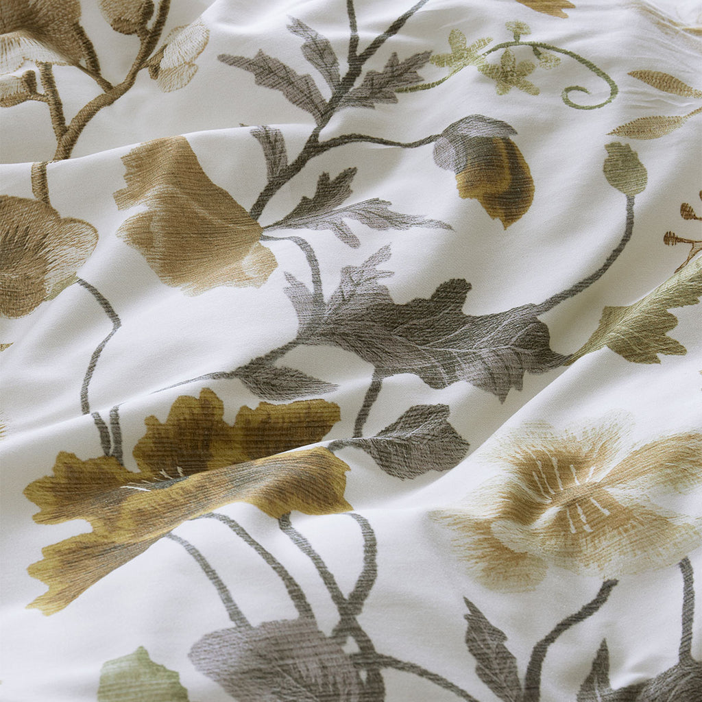 Bedding House Elizabeth King Quilt Cover Set – White