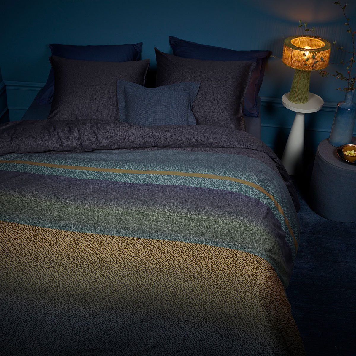 Bedding House Lenny King Quilt Cover Set – Blue