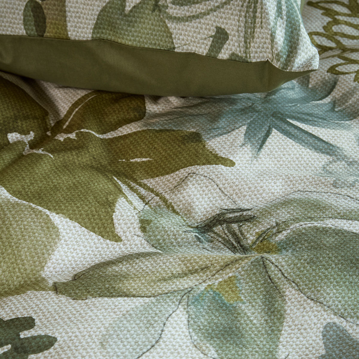 Bedding House Lilian King Quilt Cover Set – Green