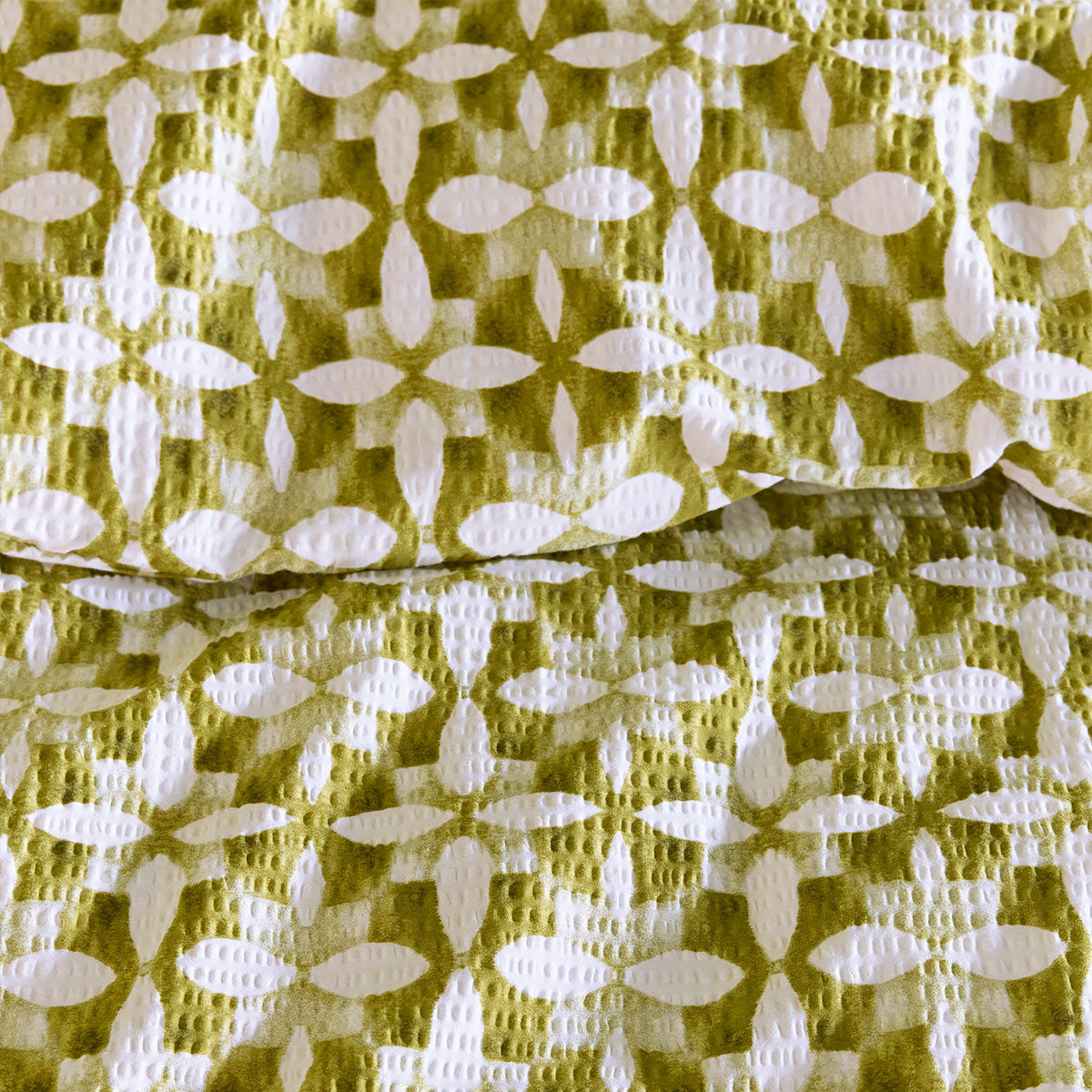 Bedding House Mae King Quilt Cover Set – Green