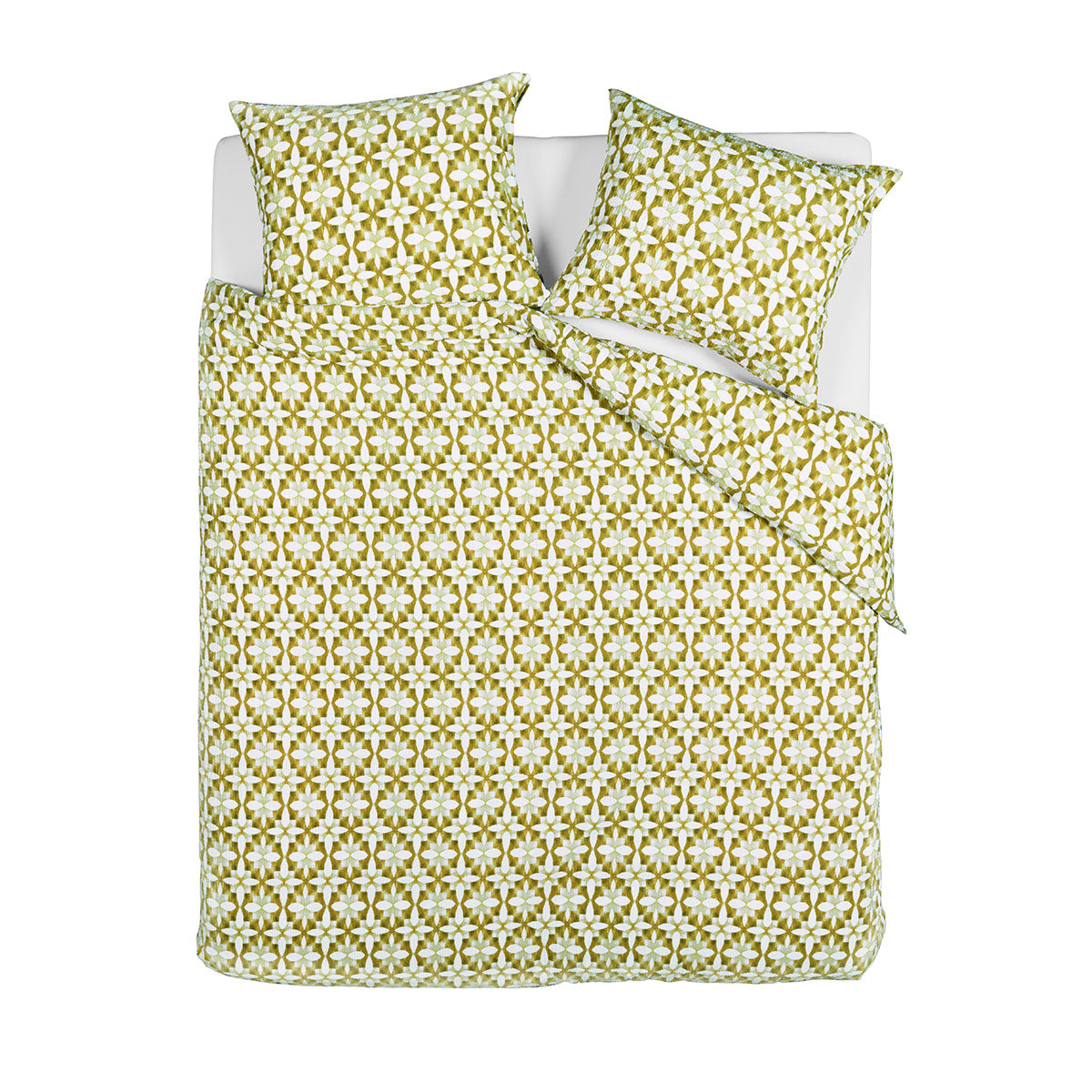 Bedding House Mae Queen Quilt Cover Set – Green
