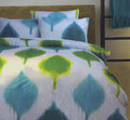 Accessorize Maple Leaf-Print Polyester-Cotton Quilt Cover Set – King