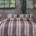Big Sleep Snake Skin Microfibre Quilt Cover Set – Pink, Single