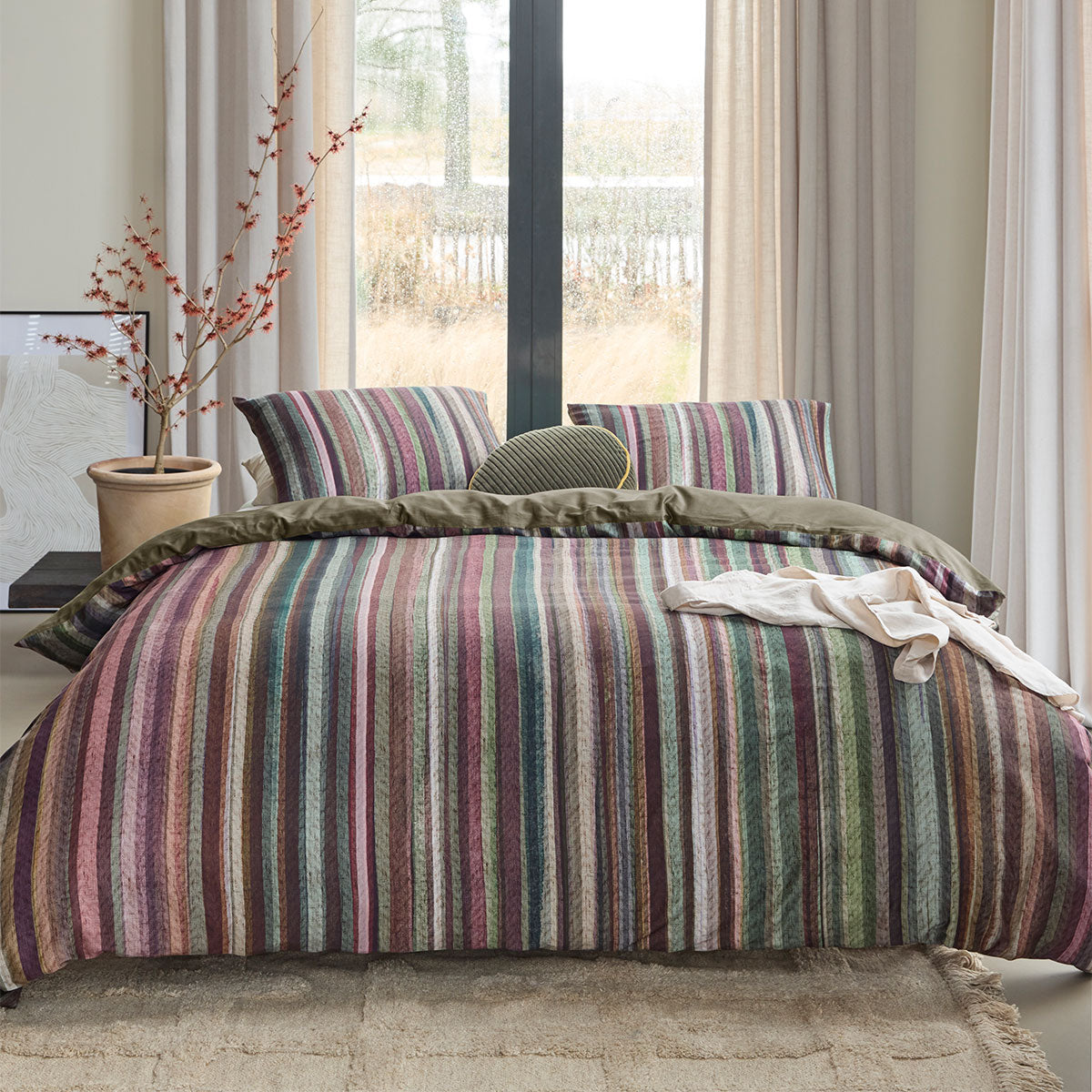 Bedding House Roman Queen Quilt Cover Set – Multi