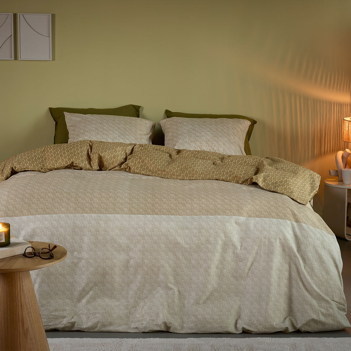 Bedding House Sanna Queen Quilt Cover Set – Gold