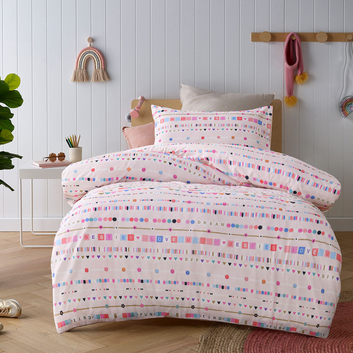 Happy Kids Swifty Cotton Quilt Cover Set – Single