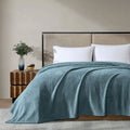 Ardor Teddy Polyester Fleece Blanket – Sea Mist, 240 × 245 cm