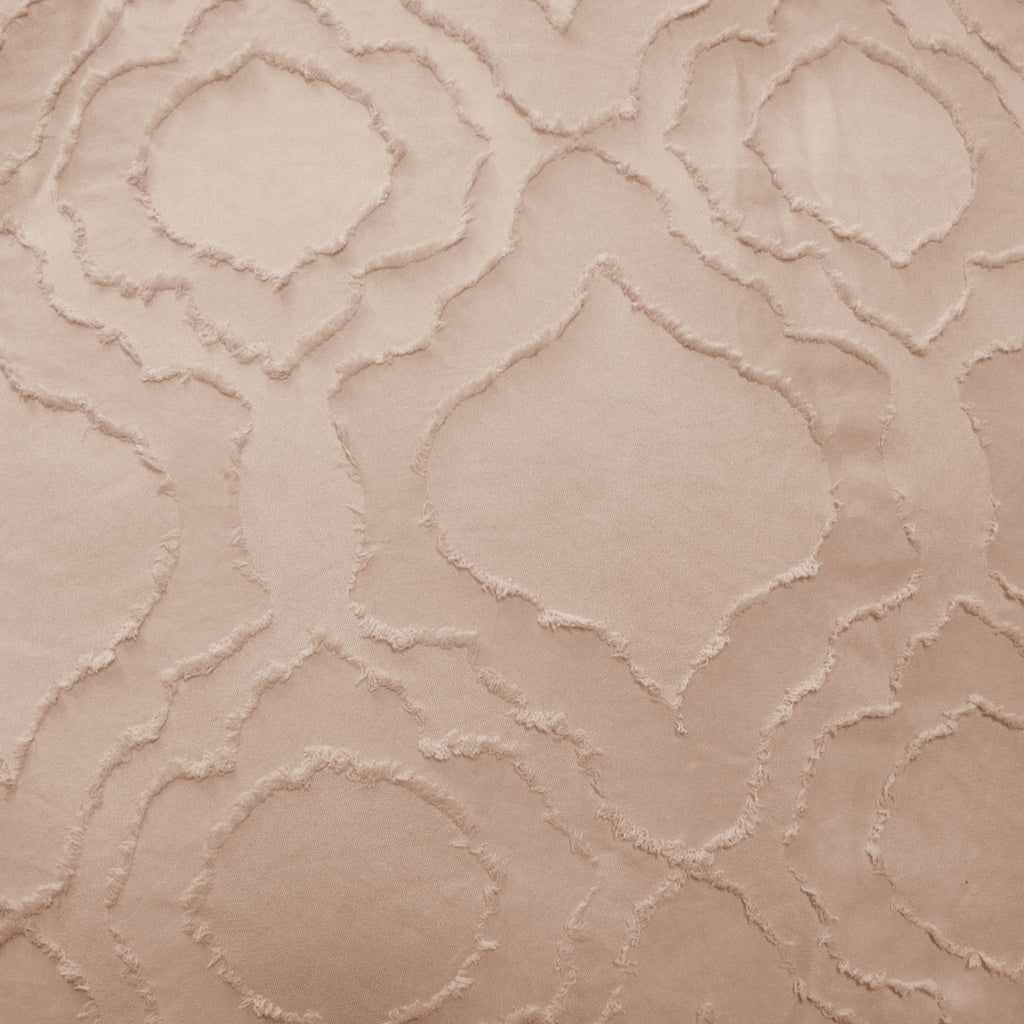 Ardor Millicent Tufted Polyester Comforter Set – Peach, Queen, 5 Piece