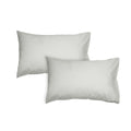 Algodon 300TC Cotton Standard Pillowcases, 2 Pack – Silver