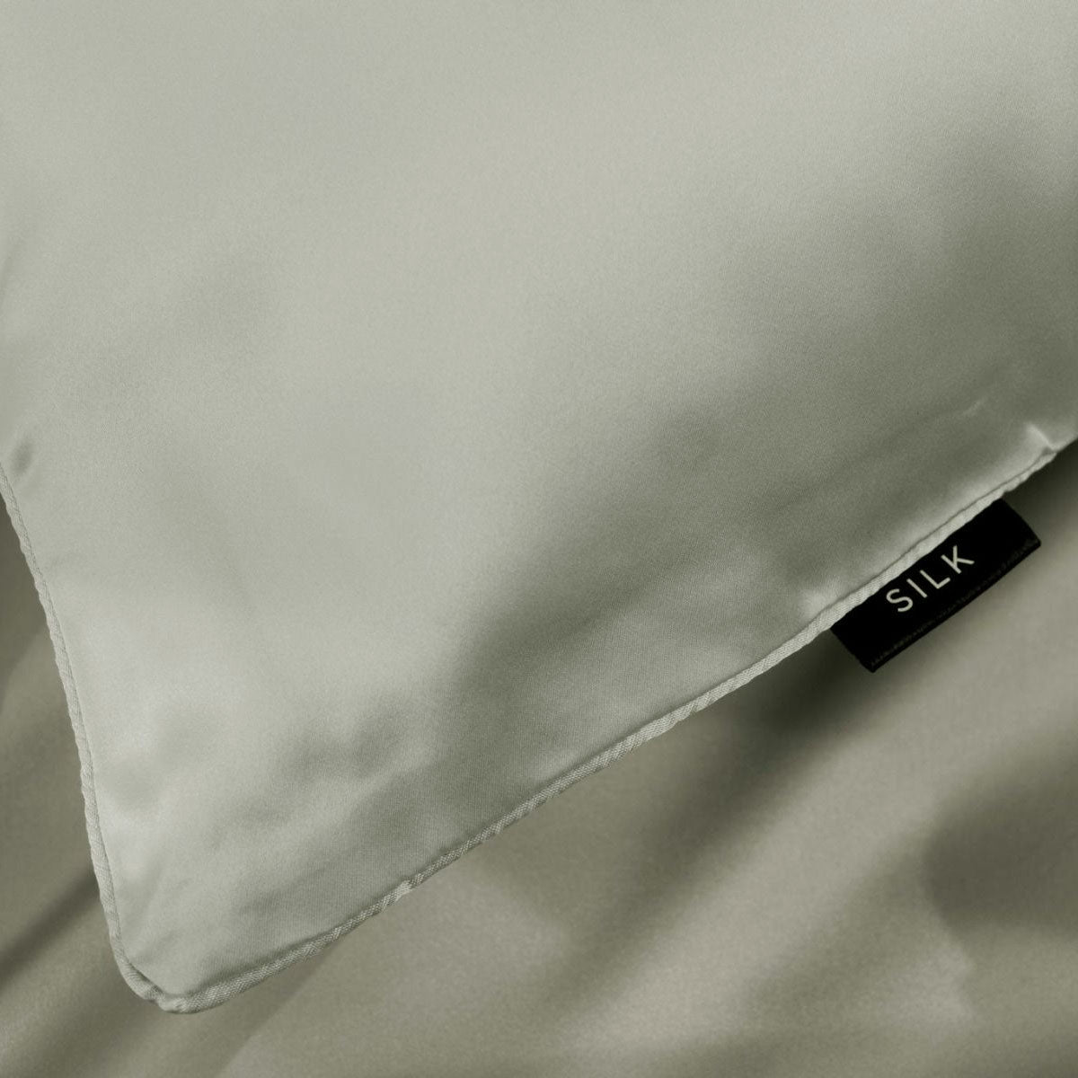 Ardor Mulberry Silk-Front Standard Pillowcase – Silver Nights, 51 × 76 cm